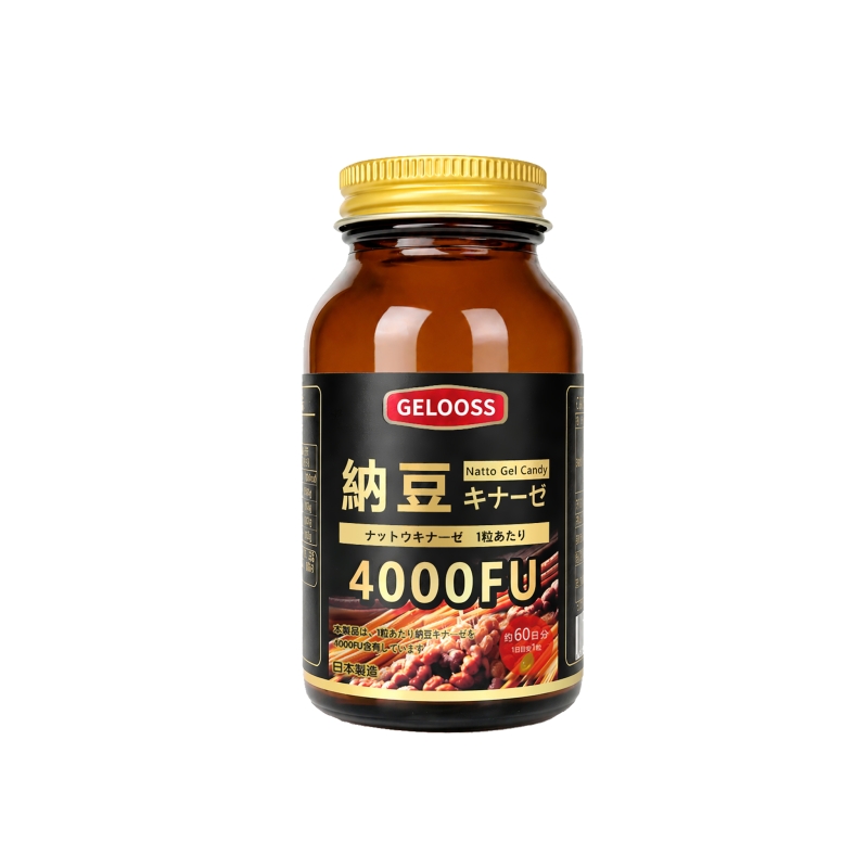 戈露斯®纳豆凝胶糖果 正面（仅瓶）